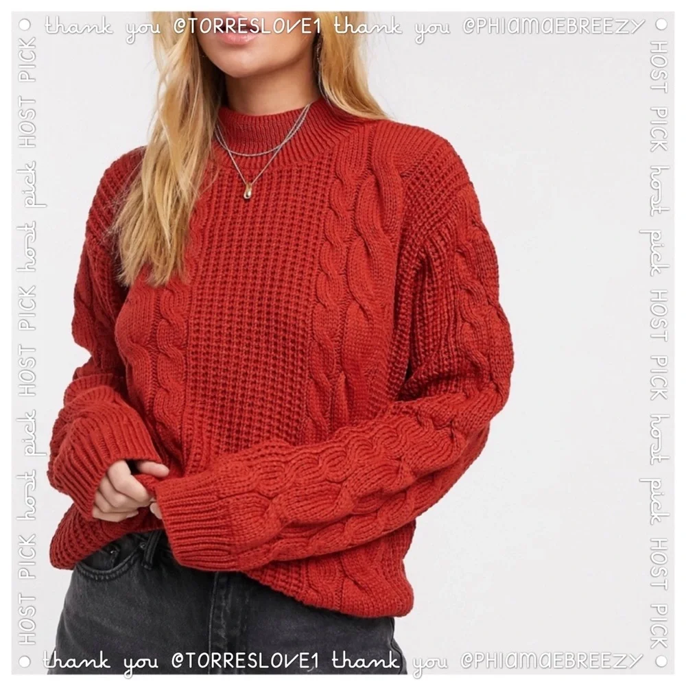Unique 21 Chunky Cable Knit Sweater - Picture 7 of 7